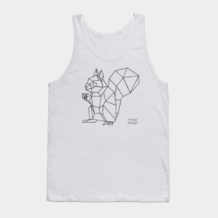 Origami Squirrel Tank Top